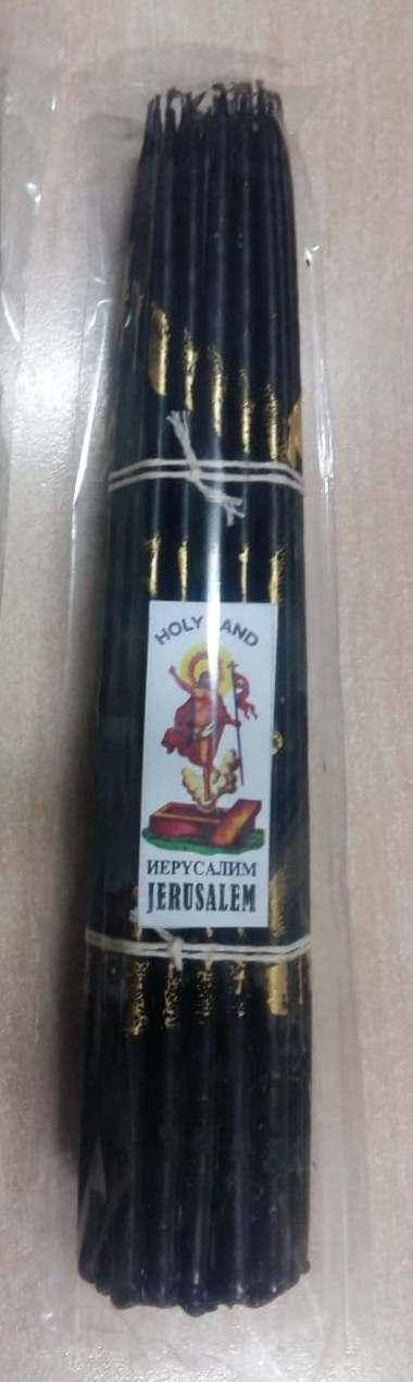 

Иерусалимские свечи черные обожженные Благодатным Огнем