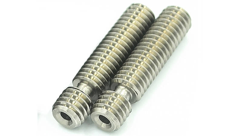 

Термобарьер для экструдера без тефлоновой трубки MK8 6*26мм под нить 1.75мм (17565)