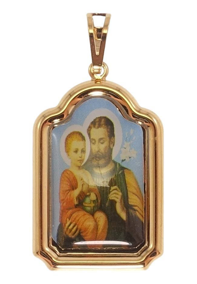 

Кулон Xuping Позолота 18K "Цветная Ладанка Святой Иосиф"