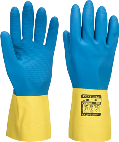 

Латексная рукавица с двойной обработкой A801 M