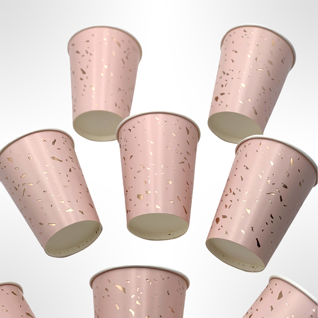 

СТАКАНЧИКИ ОДНОРАЗОВЫЕ "ROSE GOLD", Розовый