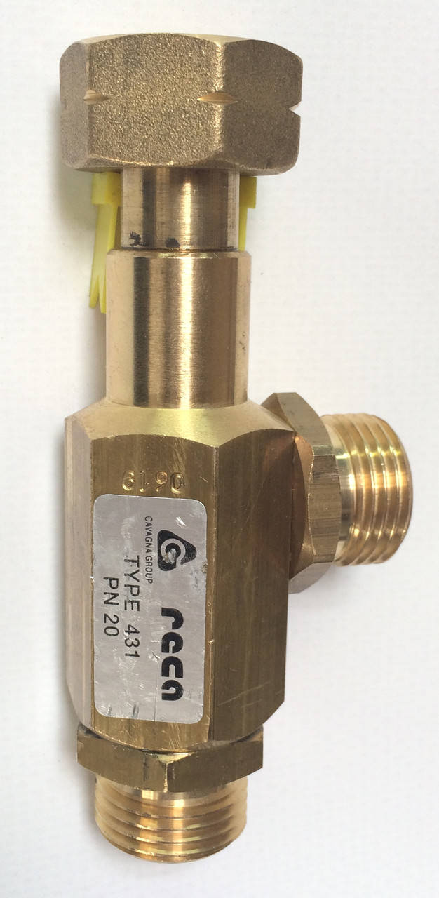 

Тройник газовый на пропановые баллоны Италия Cavagna, Желтый