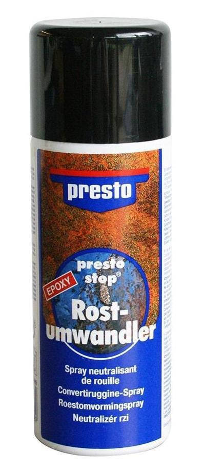 

Грунт-преобразователь ржавчины PRESTO Stop Rust Converter Spray 150 мл (232992)