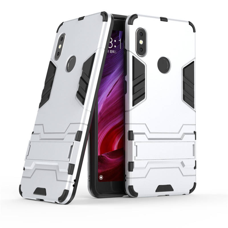 

Чехол Iron для Xiaomi Redmi Note 5 / Note 5 Pro Global бронированный Бампер Броня Silver