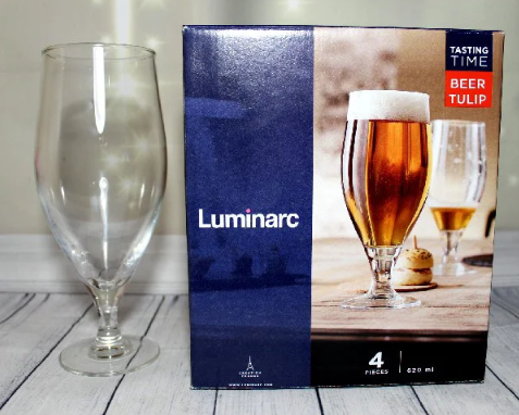 

Набор бокалов пивных Luminarc "Тюльпан" 620 мл 4 шт (P9241), Прозрачный