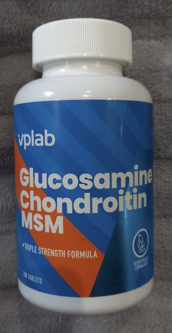 

Для суставов и связок Glucosamine Chondroitin MSM - 180 таблеток - VP Lab (Хондроитин Глюкозамин МСМ ВП Лаб)
