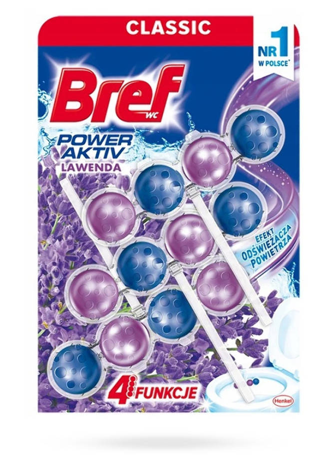 

Очищающий блок для унитаза Bref Classic Лаванда 3*50г