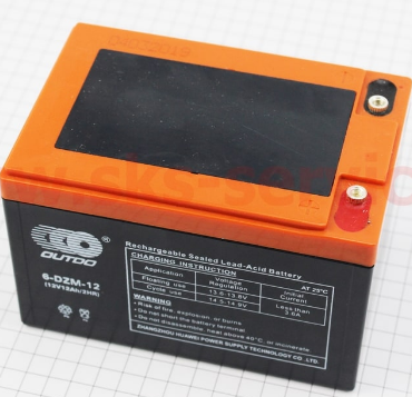 

Аккумулятор тяговый 6DZM12 12V/12Ah детских электроквадроциклов