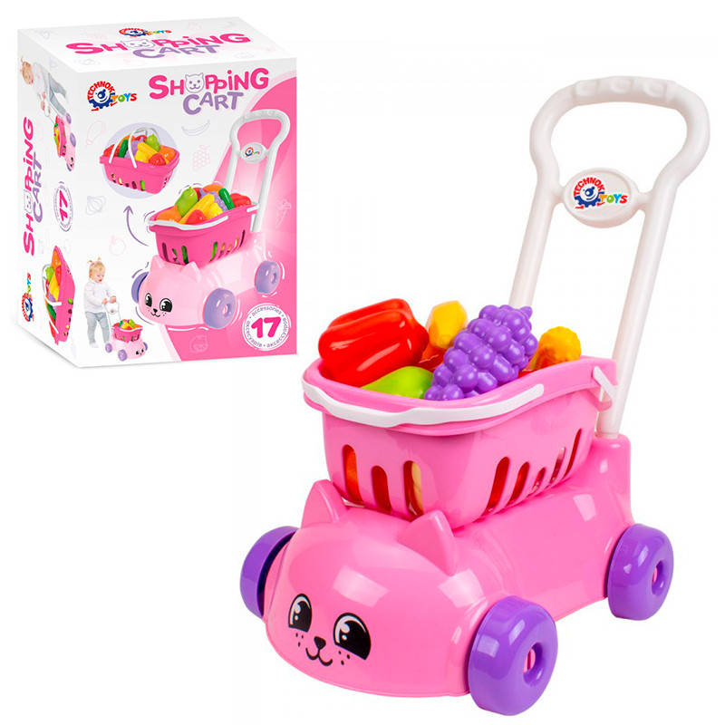 

Игрушка "Тележка для супермаркета ТехноК", арт. 7563 розовая