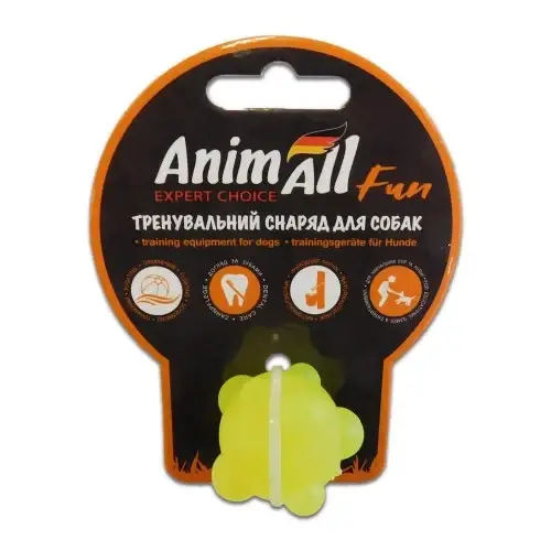 

Іграшка AnimAll Fun куля молекула, жовта, 3 см