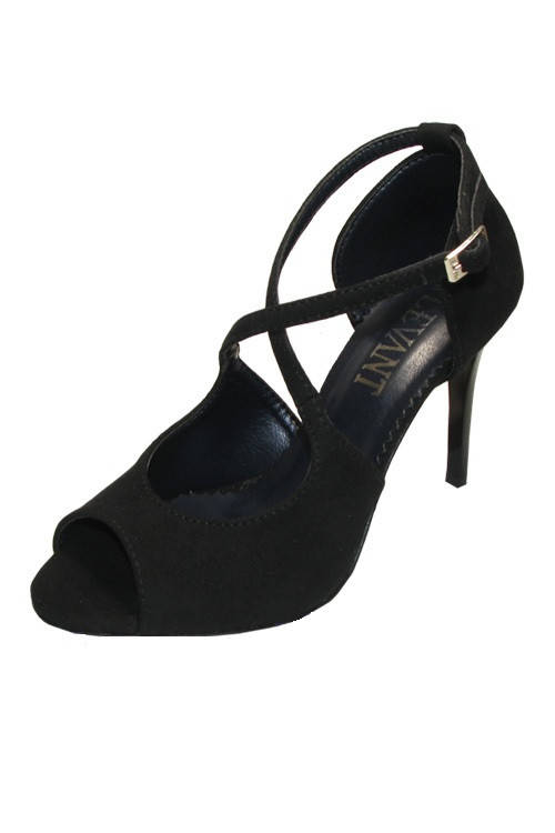 

Туфли женские для Кизомбы "Рита" черная замша, Разные цвета