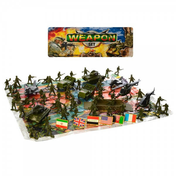 

Комбат карта, военная техника, солдаты, флаги 6шт