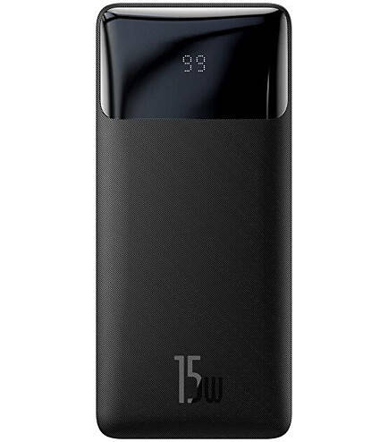 

Внешняя батарея Повербанк (PowerBank) Baseus Bipow Digital Display 15W 10000mAh Black