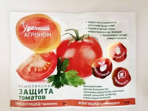 

Вдалий агроном Захист томатів 3 мл + 12 мл інсектицид +прилипач