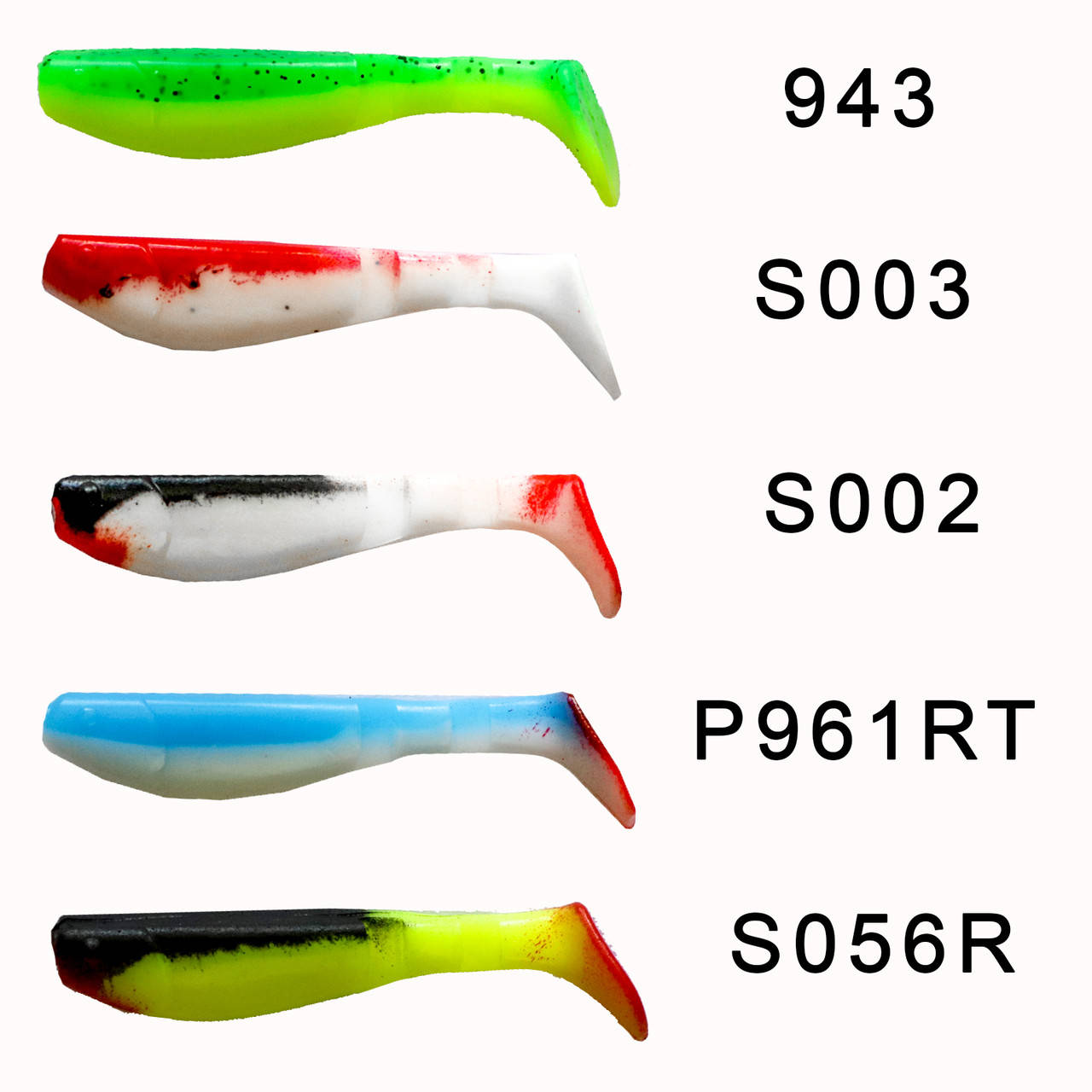 

Силіконові приманки Basic Classic Shad 2,5 inc.6,5см (12шт) Колір P961RT