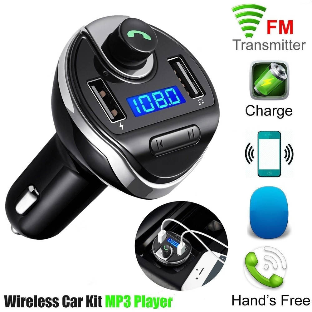 

Трансмиттер FM ФМ модулятор Bluetooth DVR T20 Блютуз, Громкая связь UKG