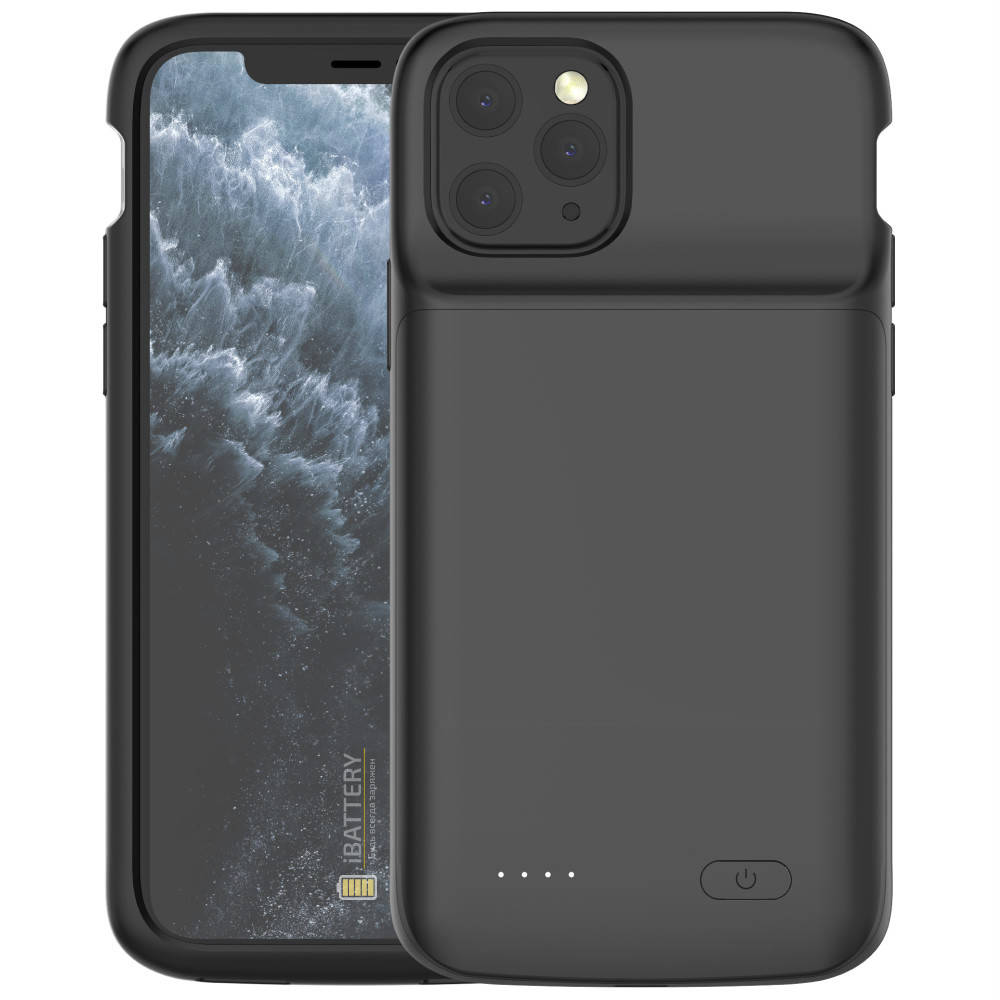 

Чехол аккумулятор для iPhone 11 Pro 4800 mAh black, Черный