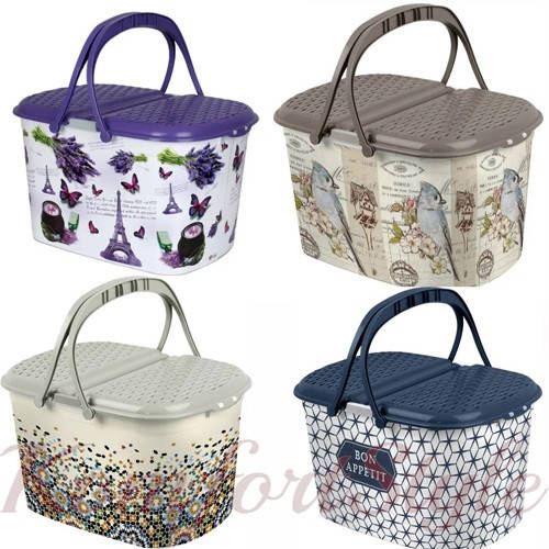 

Корзинка для пикника с рисунком