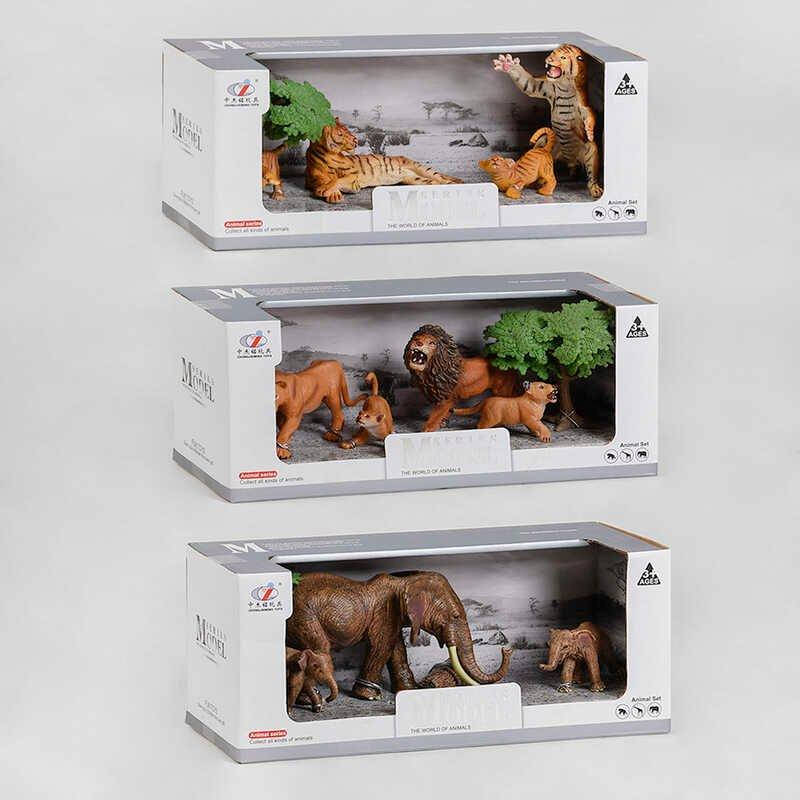 

Игровой Набор животных Q 9899 C 18 "Дикие животные", 3 вида, 5 элементов,