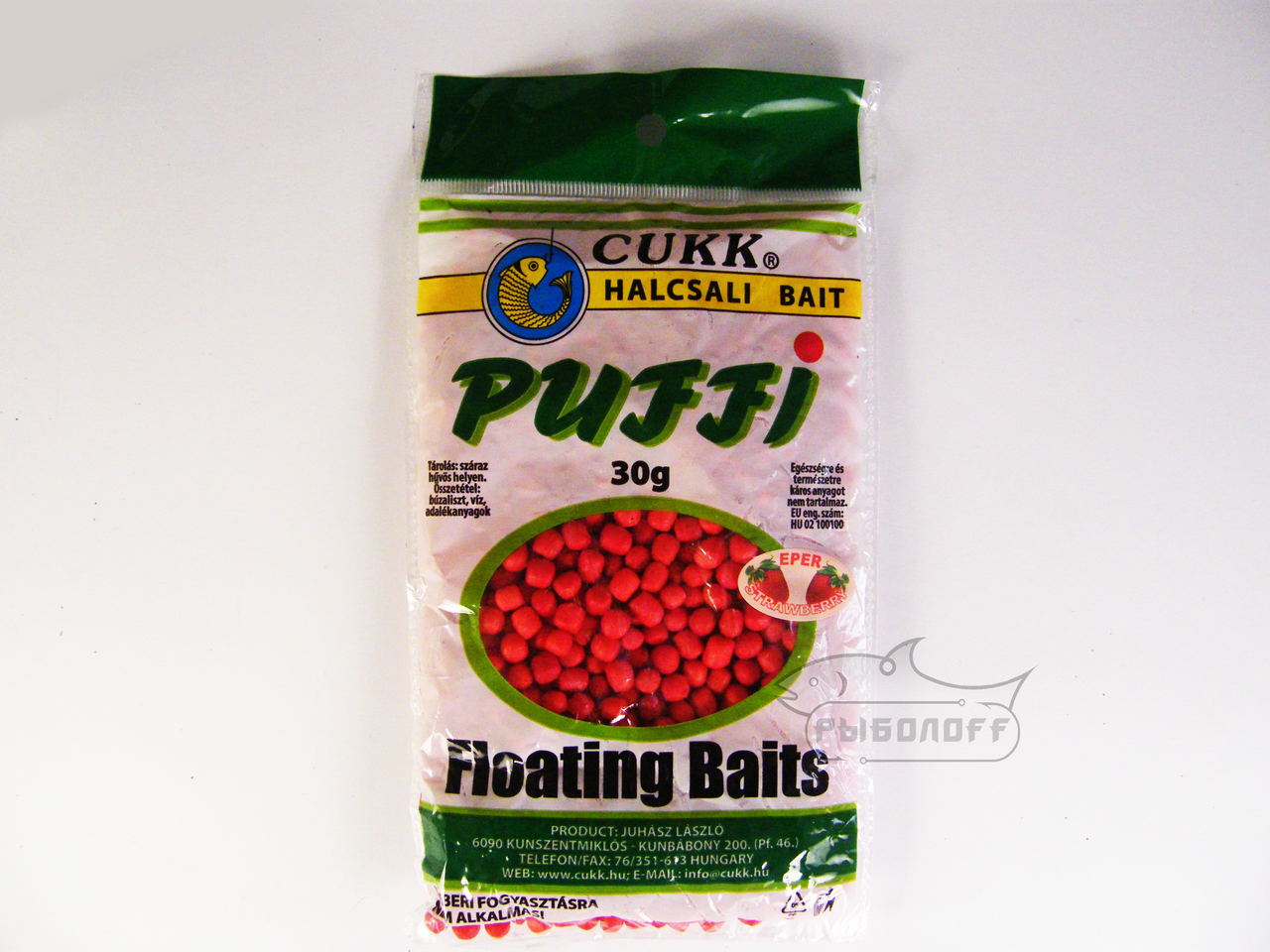 

Воздушное тесто CUKK Puffi со вкусом клубники мелкого размера 30г