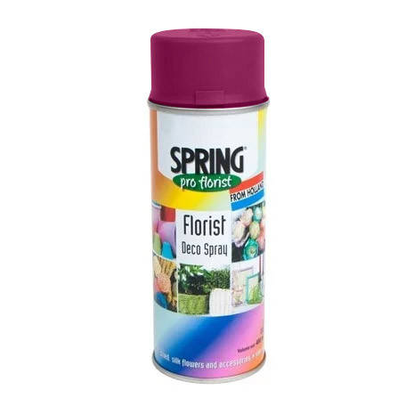 

Краска для живых цветов SPRING 033 (400 мл) бордо, Малиновый