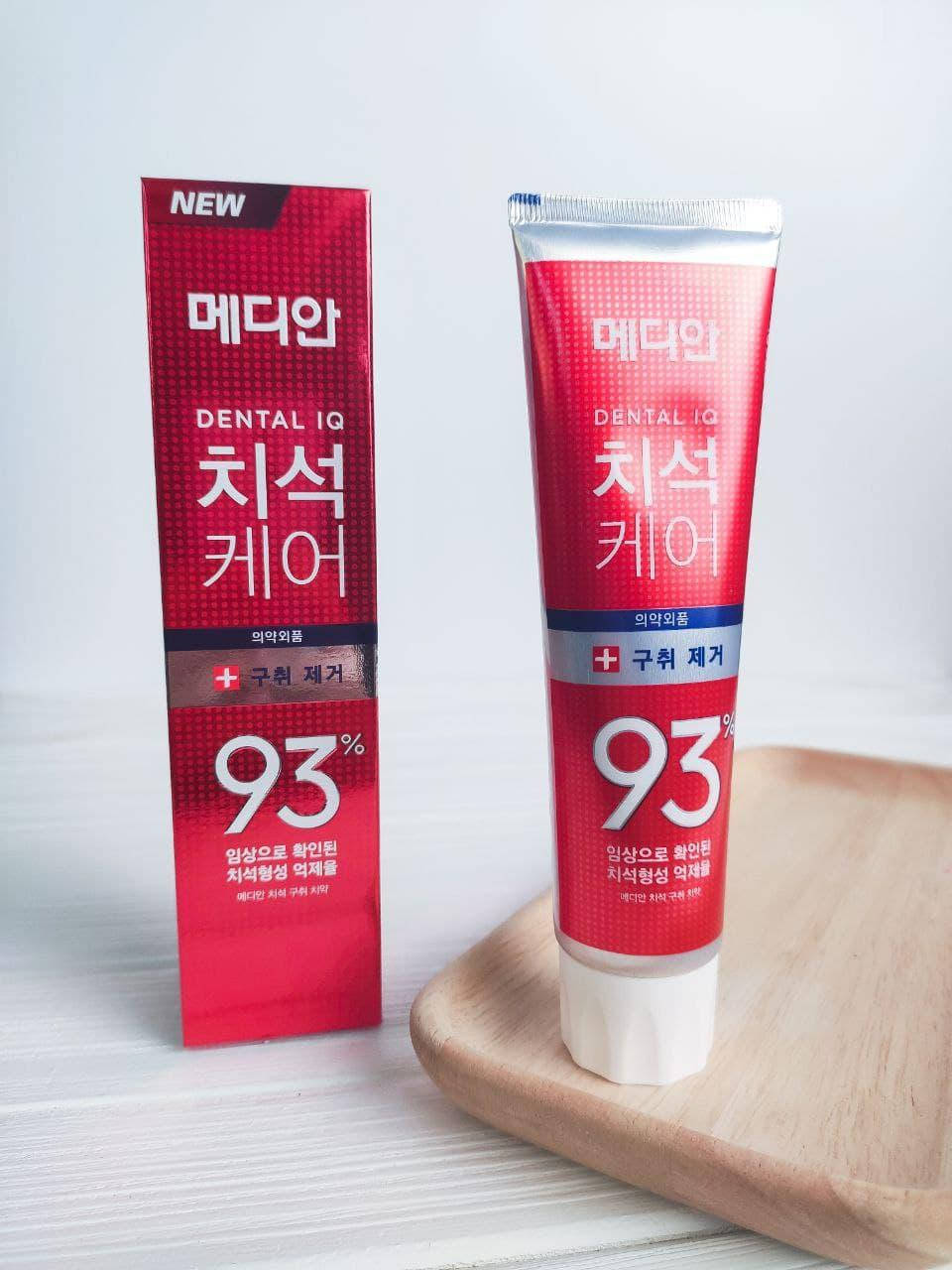 

Зубная Паста Освежающая Отбеливающая Median Dental IQ 93% Remove Bad Breath 120 г