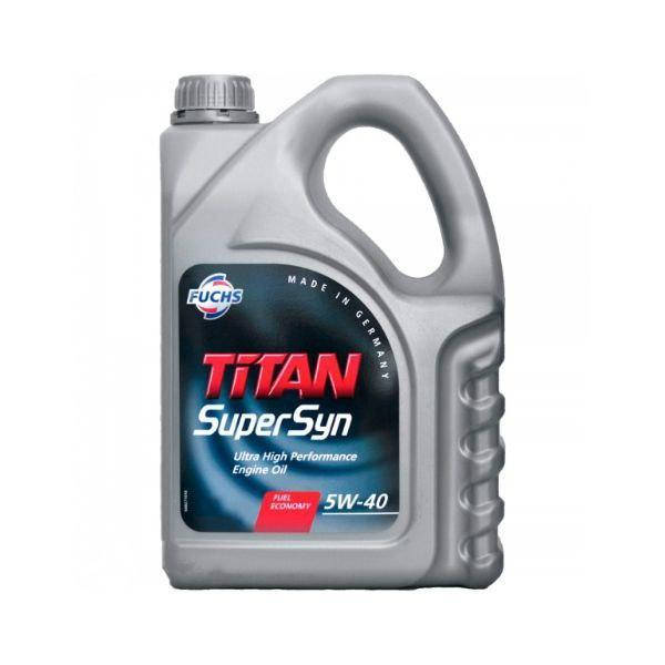 

Оригинальное моторное масло Fuchs Titan SuperSyn 5W-40 5 л. 600930844