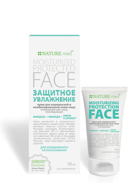

Крем для комбинированной и нормальной кожи лица "Защитное увлажнение" NATURE.med