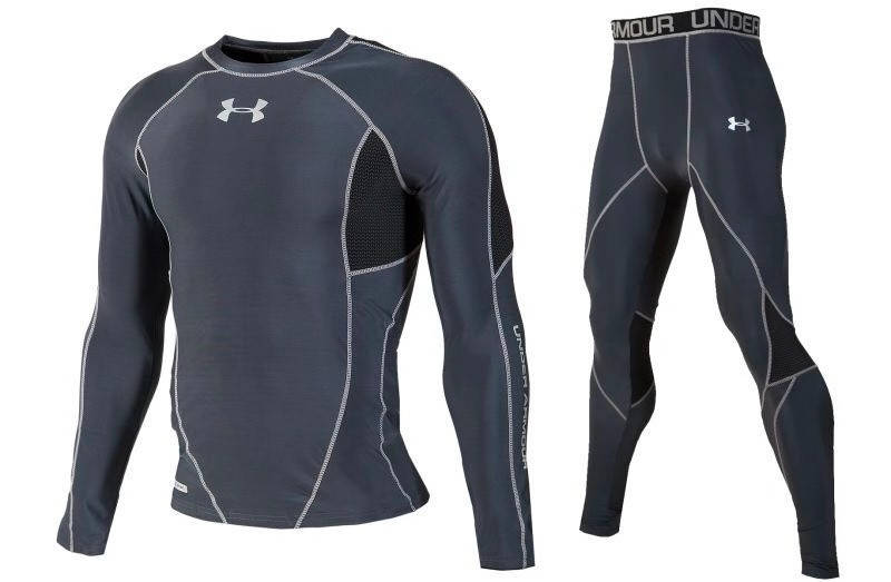 

Термобельё мужское Under Armour серое, Темно-серый