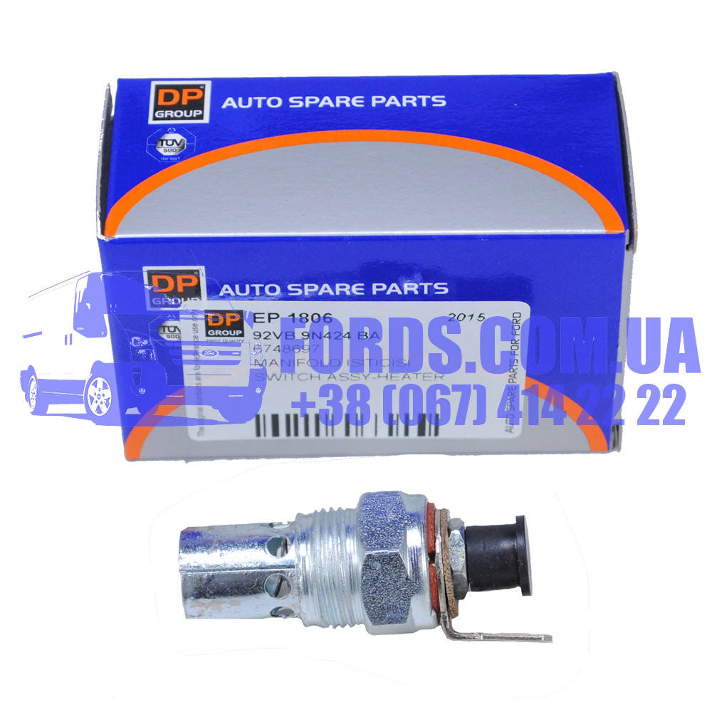 

Свеча накала FORD TRANSIT 1984-1994 (2.5DI) (6748697/92VB9N424BA/EP1806) DP GROUP