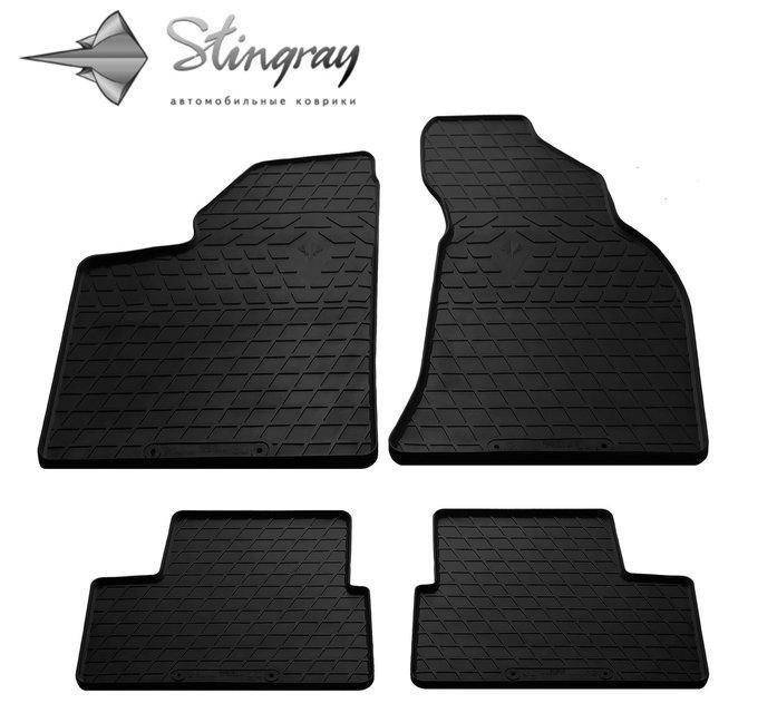 

Резиновые коврики Lada 2112 2000- Stingray комплект 4шт черные Лада 2112, Черный