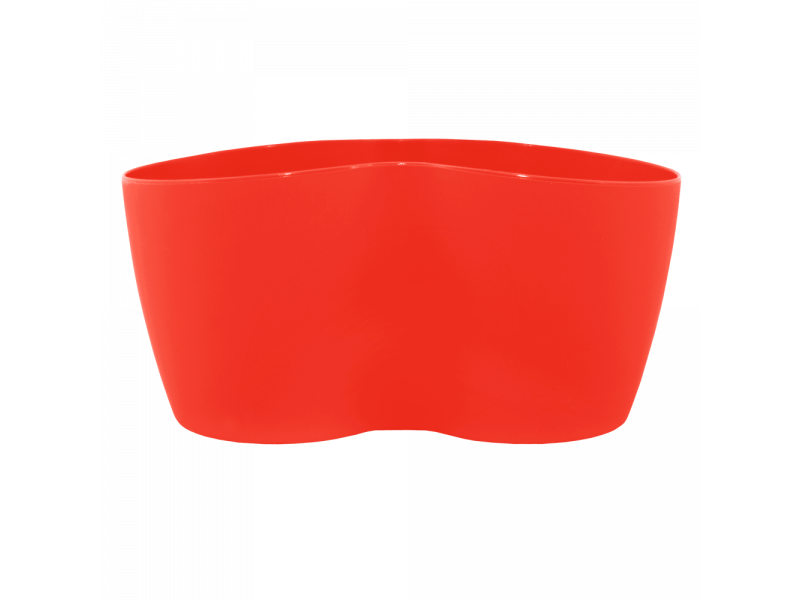 

Вазон "Кактусник" на 2 растения (красный)