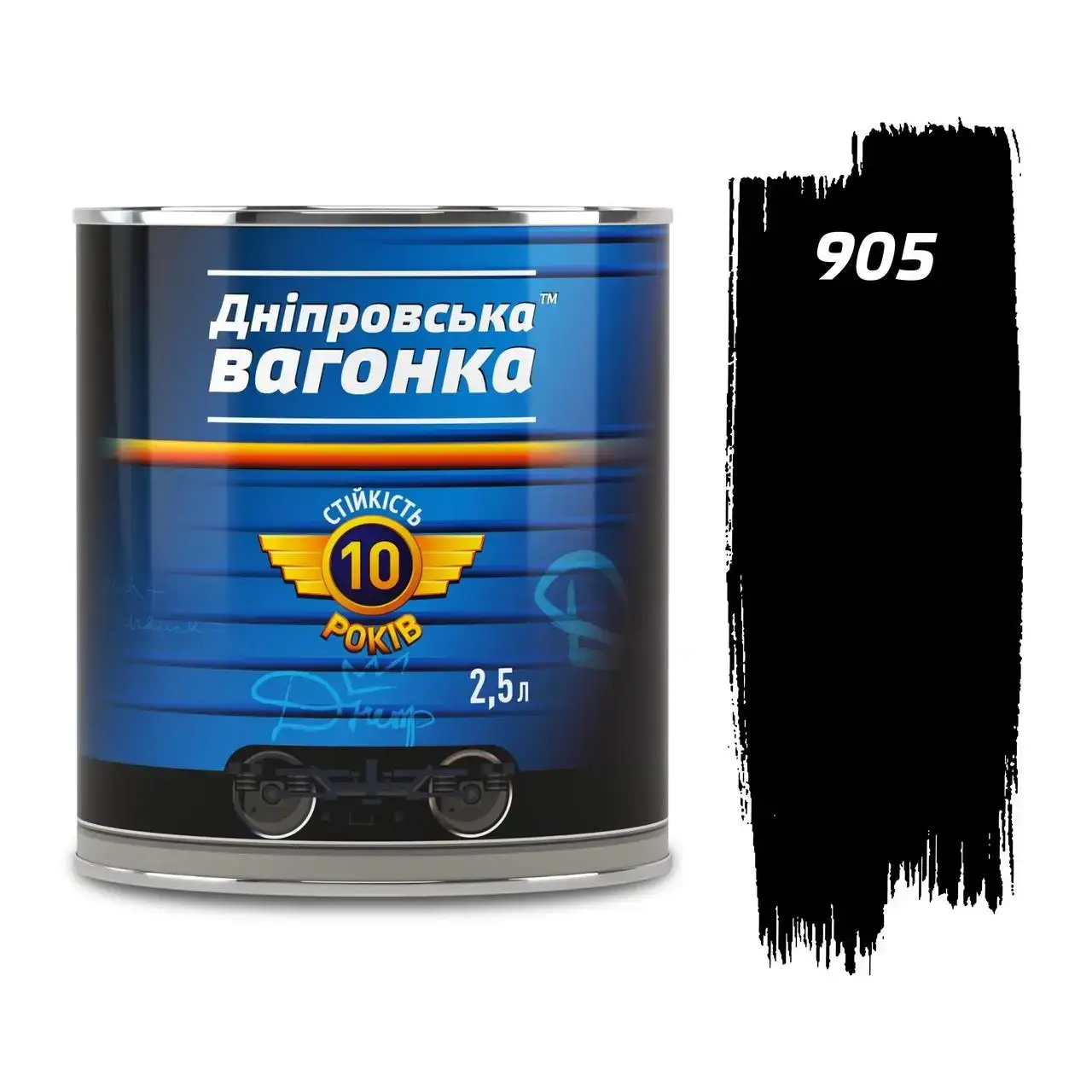 

Краска Днепровская Вагонка ПФ-133 2,5л. Черный