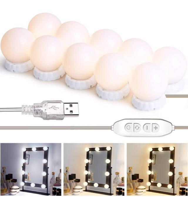 

LED лампочки для зеркала Vanity Mirror Lights | 3 режима | LED лампочки 10 шт а