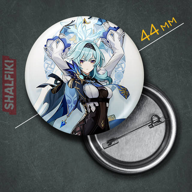 

"Эола Лоуренс (Геншин / Genshin)" значок круглый на булавке Ø44 мм