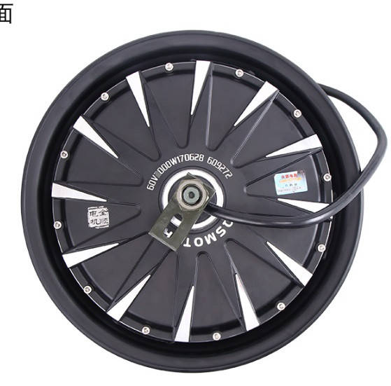 

Мотор колесо QSMOTOR 60-120V 3000W 12" для электроскутера под дисковый тормоз