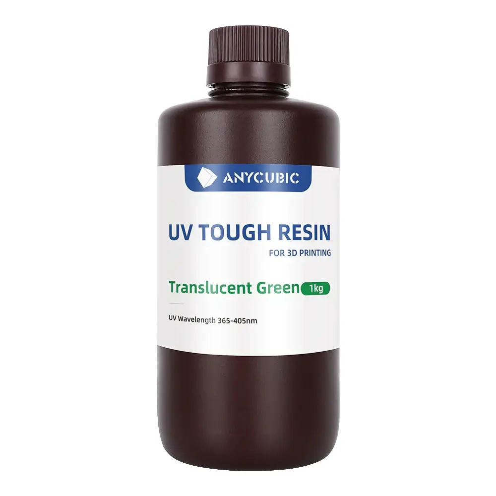 

Гибкая фотополимерная смола Anycubic Flexible Tough Resin зеленая-полупрозрачная