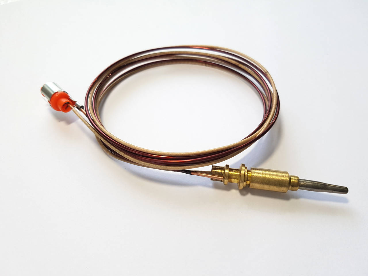 

Термопара для духовки Hansa 8040861. L-1200mm. Оголовок без резьбы. Клемма