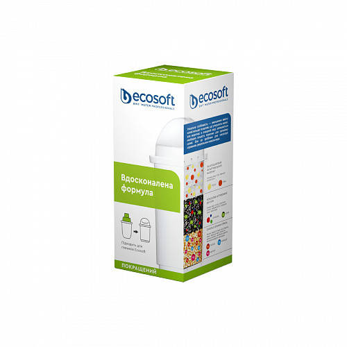 

Ecosoft Наша Вода Улучшенный сменный картридж для фильтра-кувшина