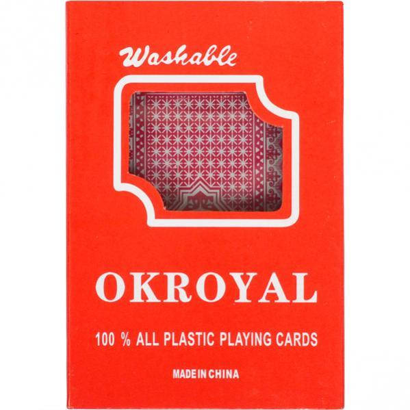 

Карты игральные, пластиковые "OKROYAL 1 колода