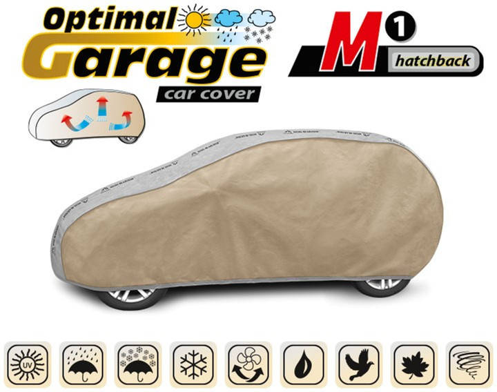 

Защитный чехол для авто Optimal Garage M1 hatcback 5-4313-241-2092, Серый