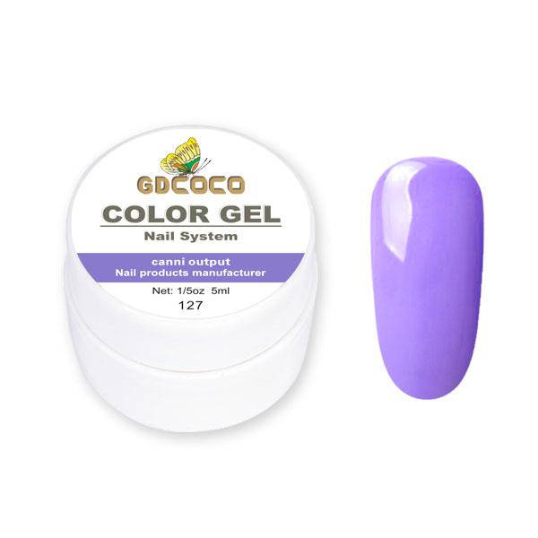 

Гель-краска GDСосо Color Gel 127 Фиалковый 5 ml