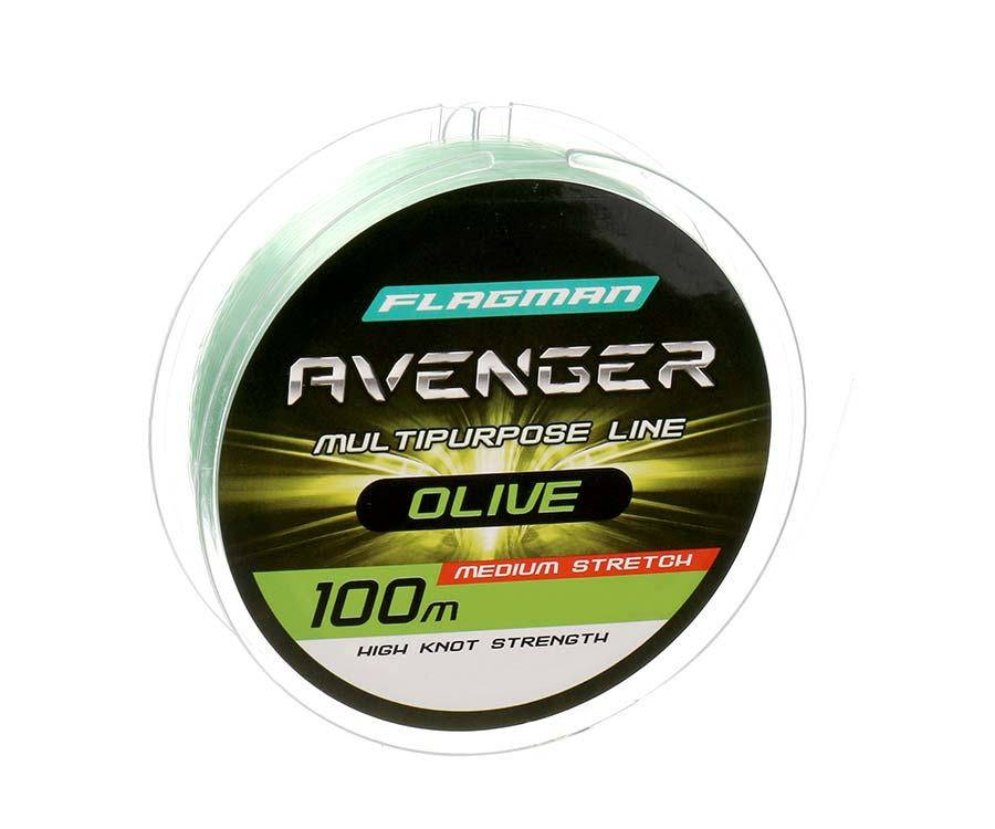 

Леска Flagman Avenger Olive Line 100м 0.45мм, Оливковый