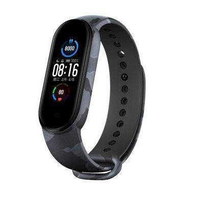 

Браслет ремешок Xiaomi Mi Band 3/4/5/6 Mi Band Сяоми камуфляжный