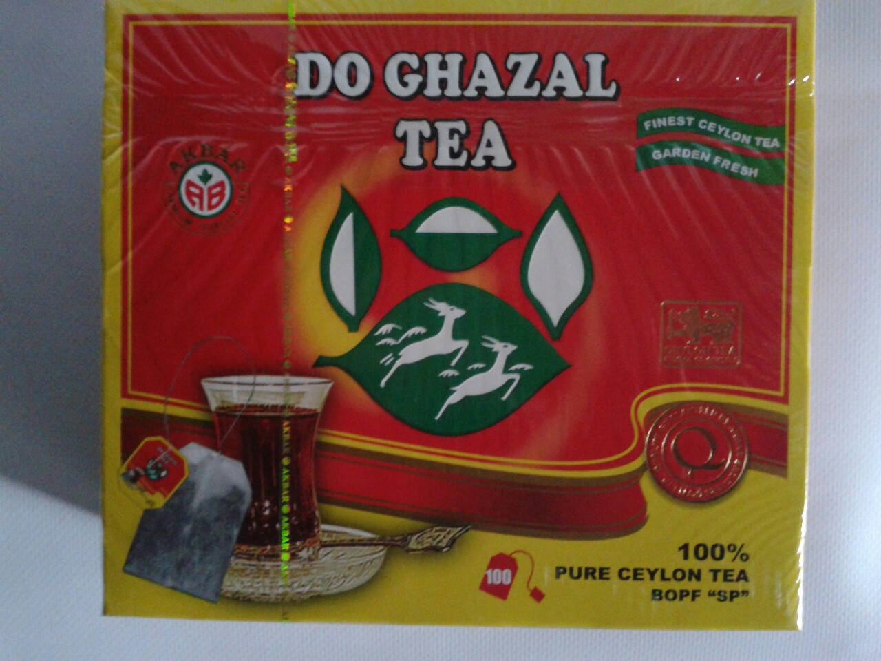 

Цейлонський пакетований черний чай Do Ghazal Tea 200грам