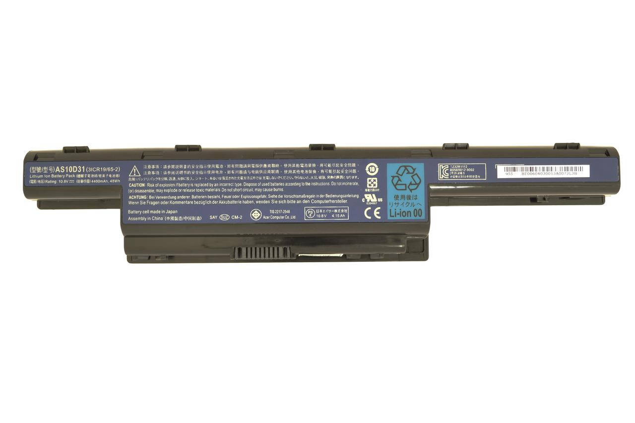 

Аккумулятор для ноутбука Acer AS10D71 10.8V Black 4400mAh Orig, Черный