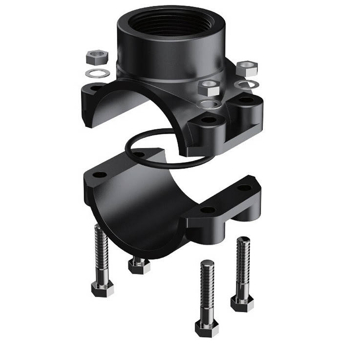 

Era Хомут-врезка седло зажимное ПП Era PCS0163 PN10, d63x1/2"