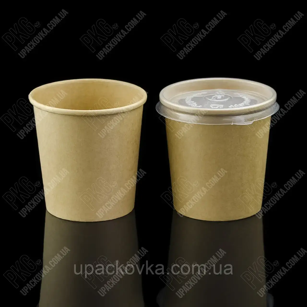 

Емкость суповая из БУМАГИ КРАФТ/КРАФТ с крышкой, 500 мл, 555027