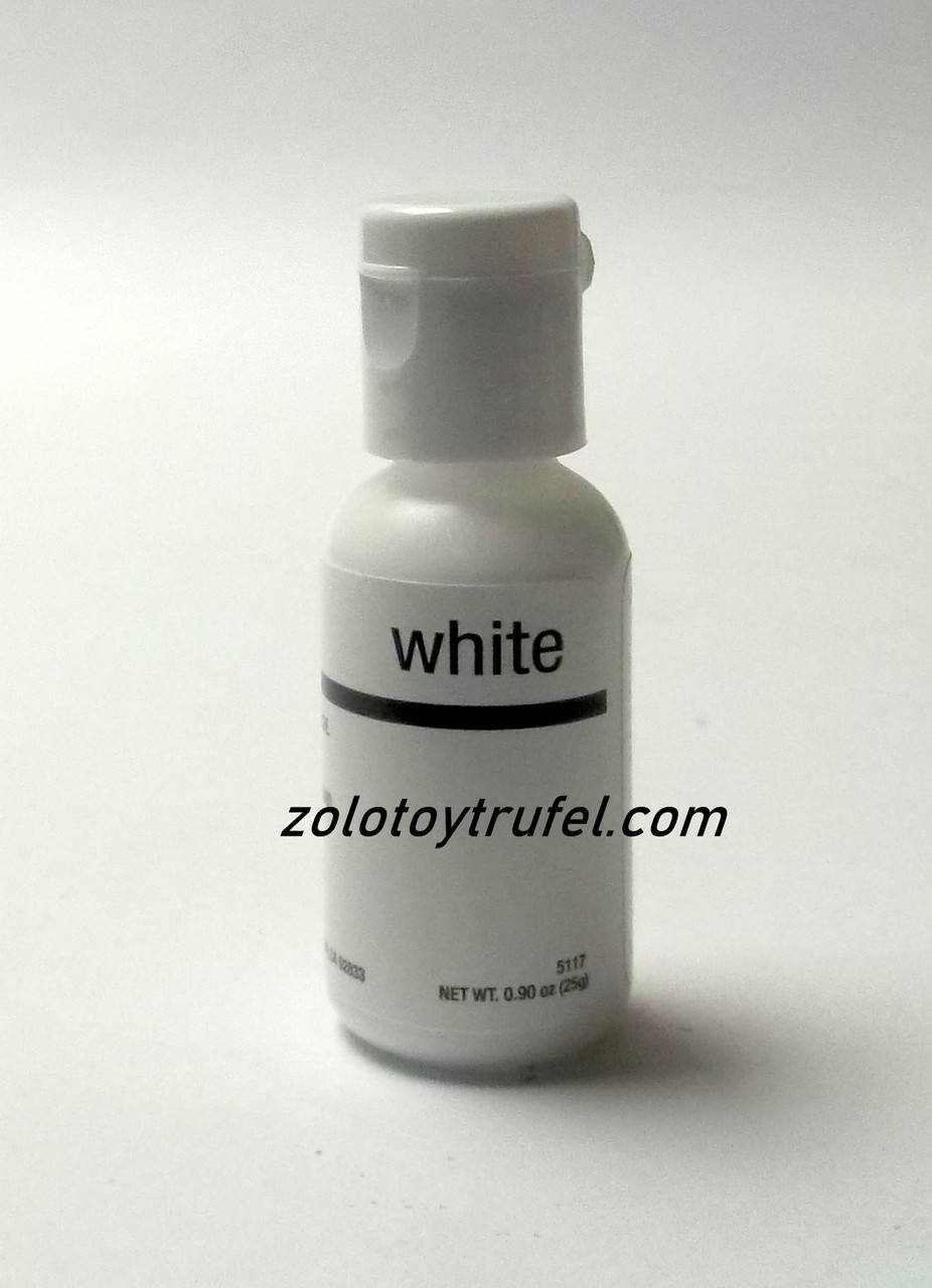 

Краситель гелевый "White 20 мл",Chefmaster