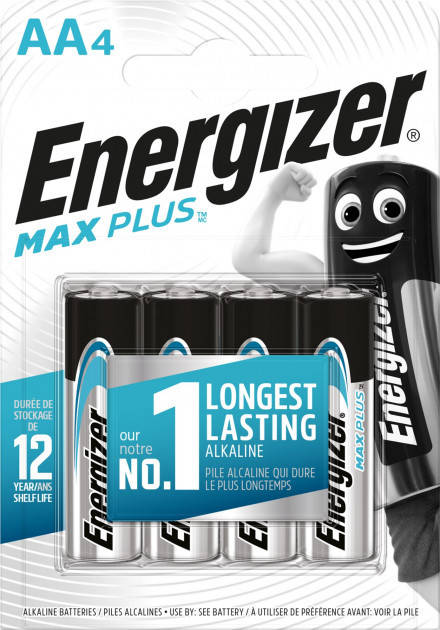 

Батарейки ENERGIZER MAX PLUS AA (LR6) (4 шт)